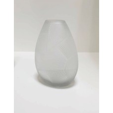 Vaso de Vidro Jateado Texturizado M